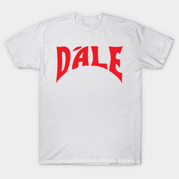 DALE - FOOTBALL TEE T-Shirt by Illustratorator